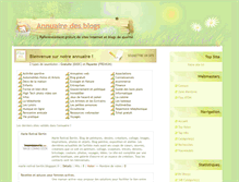 Tablet Screenshot of annuaire-de-blog.fr